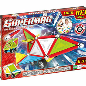 Supermag Tags Wheels - Set constructie 103 piese