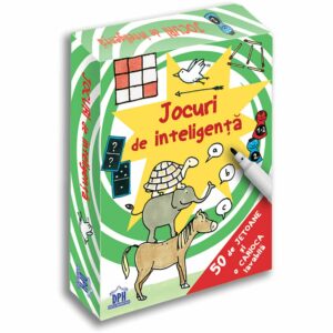 Editura DPH, Jocuri de inteligenta - 50 de jetoane + carioca lavabila