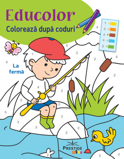 educolor coloreaza dupa coduri la ferma 13188 1146