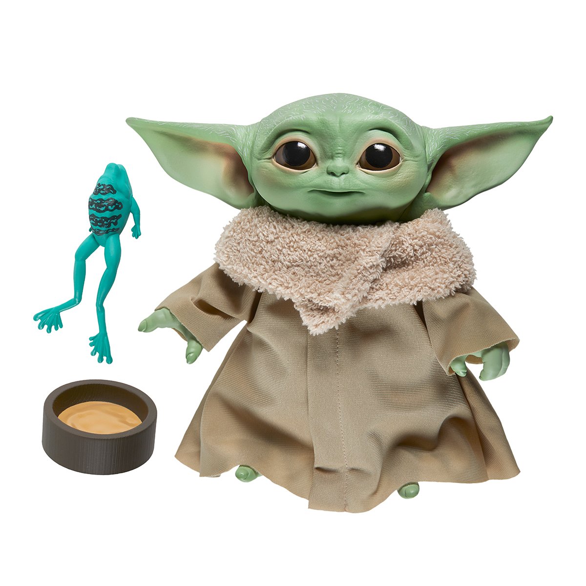 Jucarie interactiva de plus cu sunete Star Wars Baby Yoda, 19 cm 1 Jucarie interactiva de plus cu sunete Star Wars Baby Yoda, 19 cm
