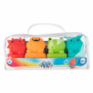 Set 4 jucarii pentru baie, fara BPA, multicolor