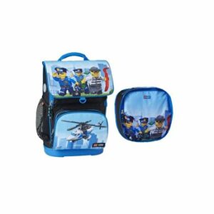 Ghiozdan scoala Maxi + sac sport, LEGO Core Line - design City Police Chopper