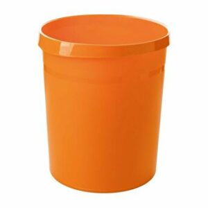 Cos de birou pentru hartii Han Grip Trend, 18 L, orange
