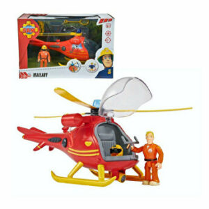 Set figurina Pompierul Sam, Wallaby cu elicopter