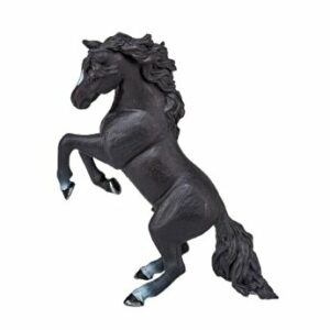 Figurina Cal negru Cabrat