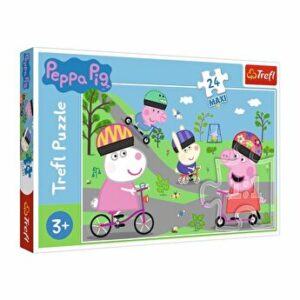 Puzzle Trefl Purcelusa Peppa Pig, 24 piese