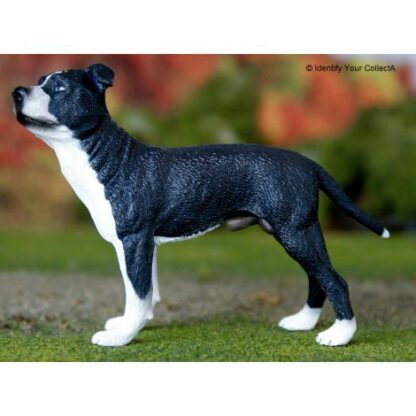 figurina pictata manual caine staffordshire terrier 2