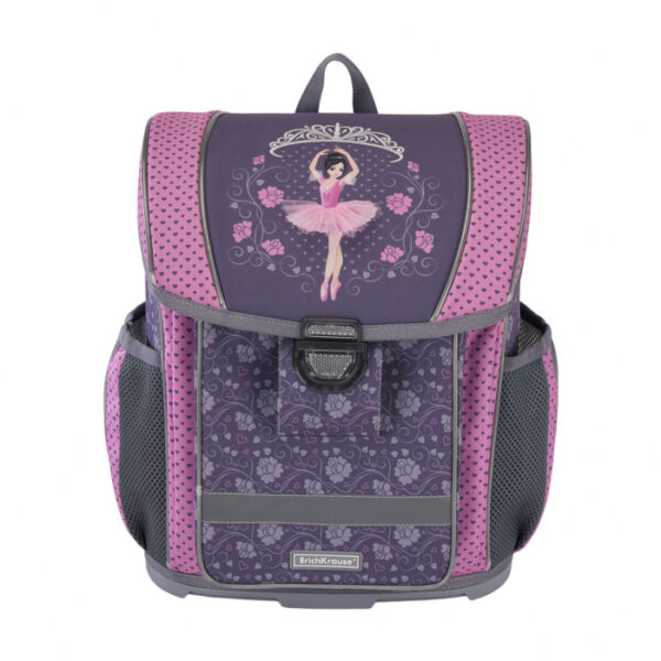 Ghiozdan ergonomic cu baza rezistenta, foarte usor, model balet, 16 L