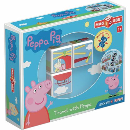 geom049 001w joc de constructie magnetic magic cube peppa pig travel