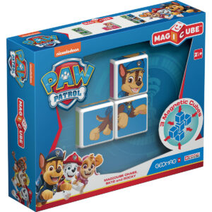 Joc de constructie magnetic Magic Cube, Paw Patrol, Chase, Skye and Rocky
