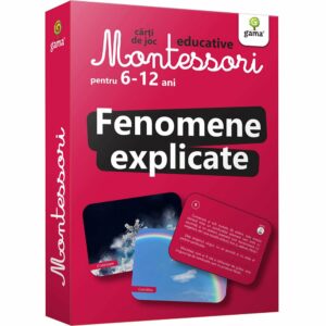 Carti de joc educative Montessori, Fenomene explicate 6-12 ani