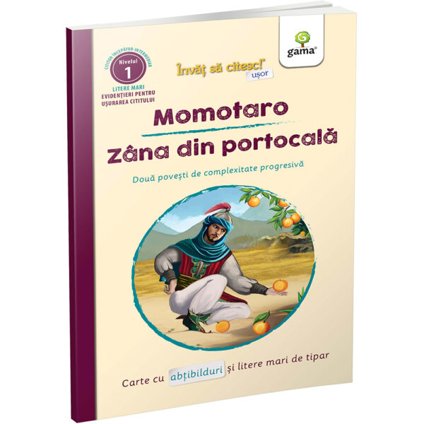 Invat sa citesc usor, Momotaro, Zana din portocala