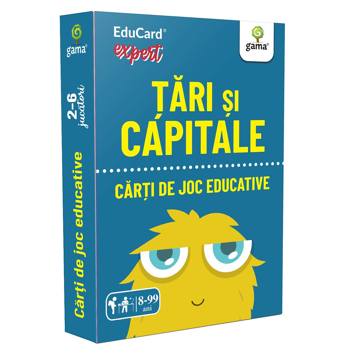 Editura Gama, Carti de joc educative Expert, Tari si capitale 1 Editura Gama, Carti de joc educative Expert, Tari si capitale