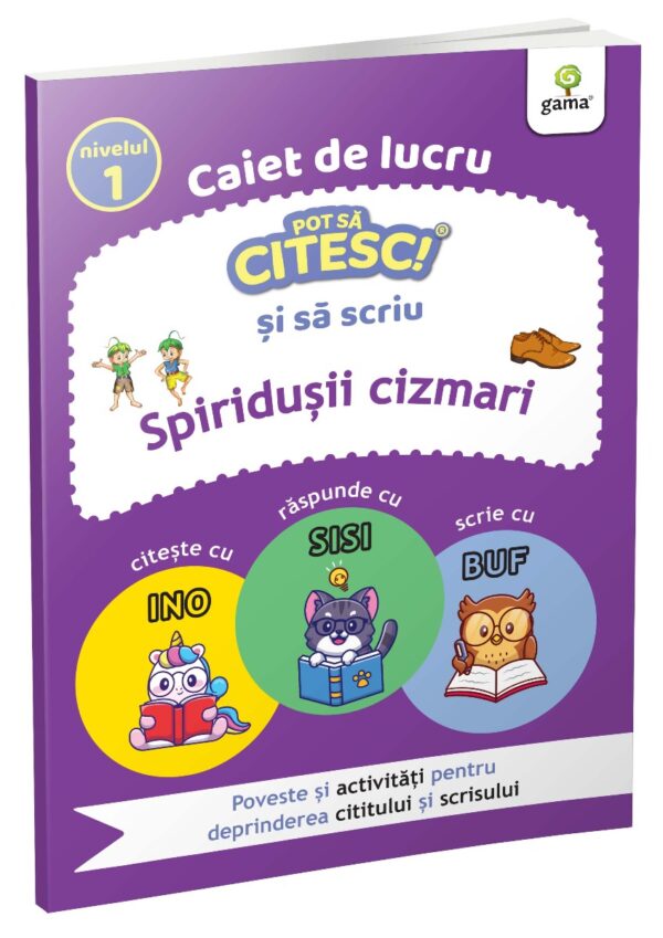 Spiridusii cizmari, Pot sa citesc si sa scriu, Nivel 1
