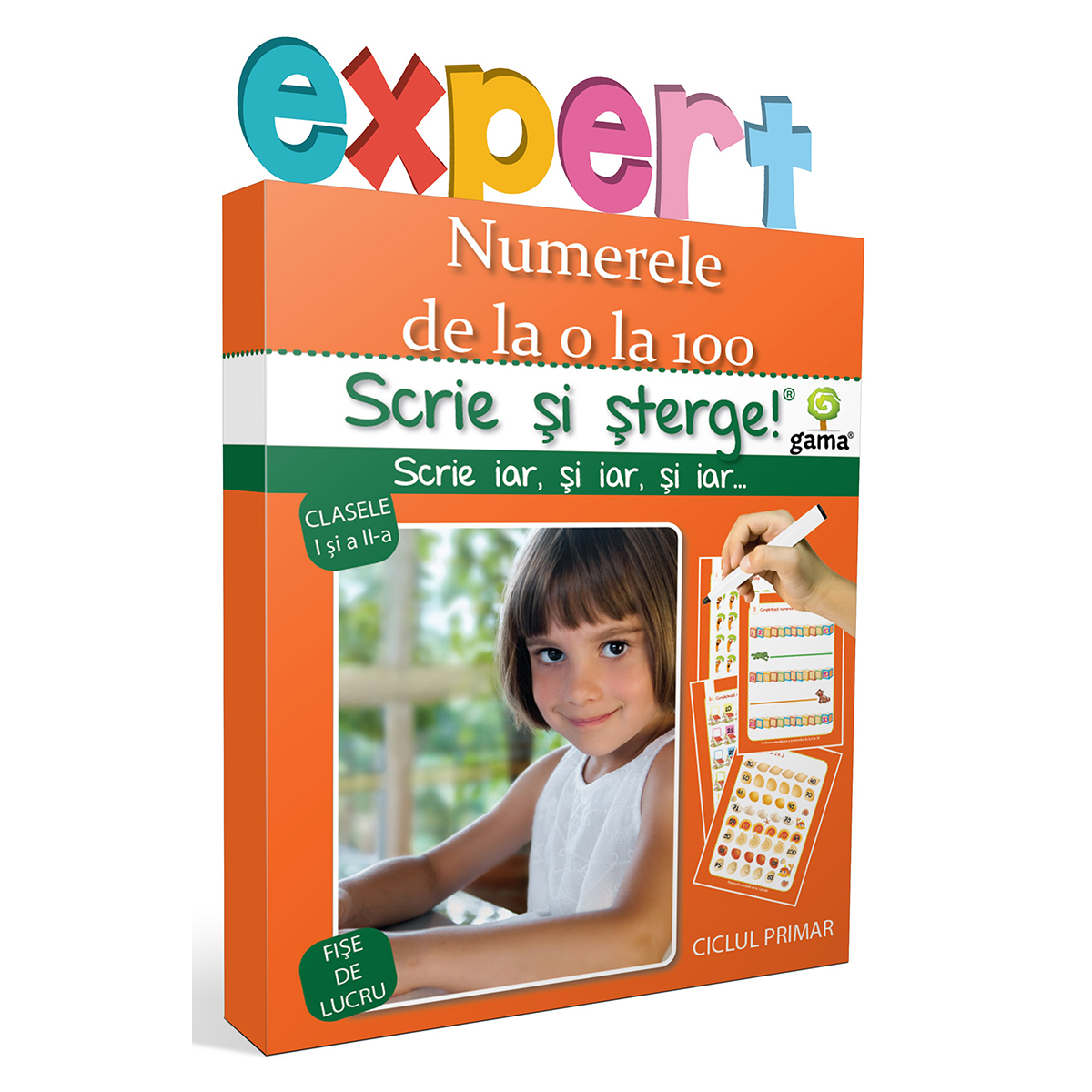 Editura Gama, Scrie si sterge Expert Matematica, Numerele 0-100 1 Editura Gama, Scrie si sterge Expert Matematica, Numerele 0-100