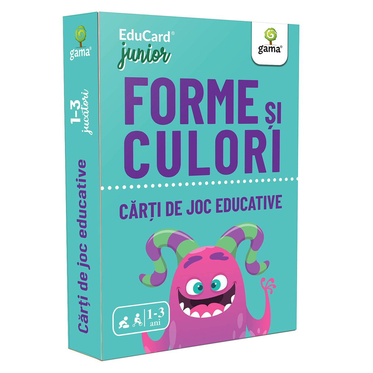 Editura Gama, Carti de joc educative Junior, Forme si culori 1 Editura Gama, Carti de joc educative Junior, Forme si culori