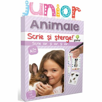 gm5163 001w editura gama scrie si sterge junior animale 1