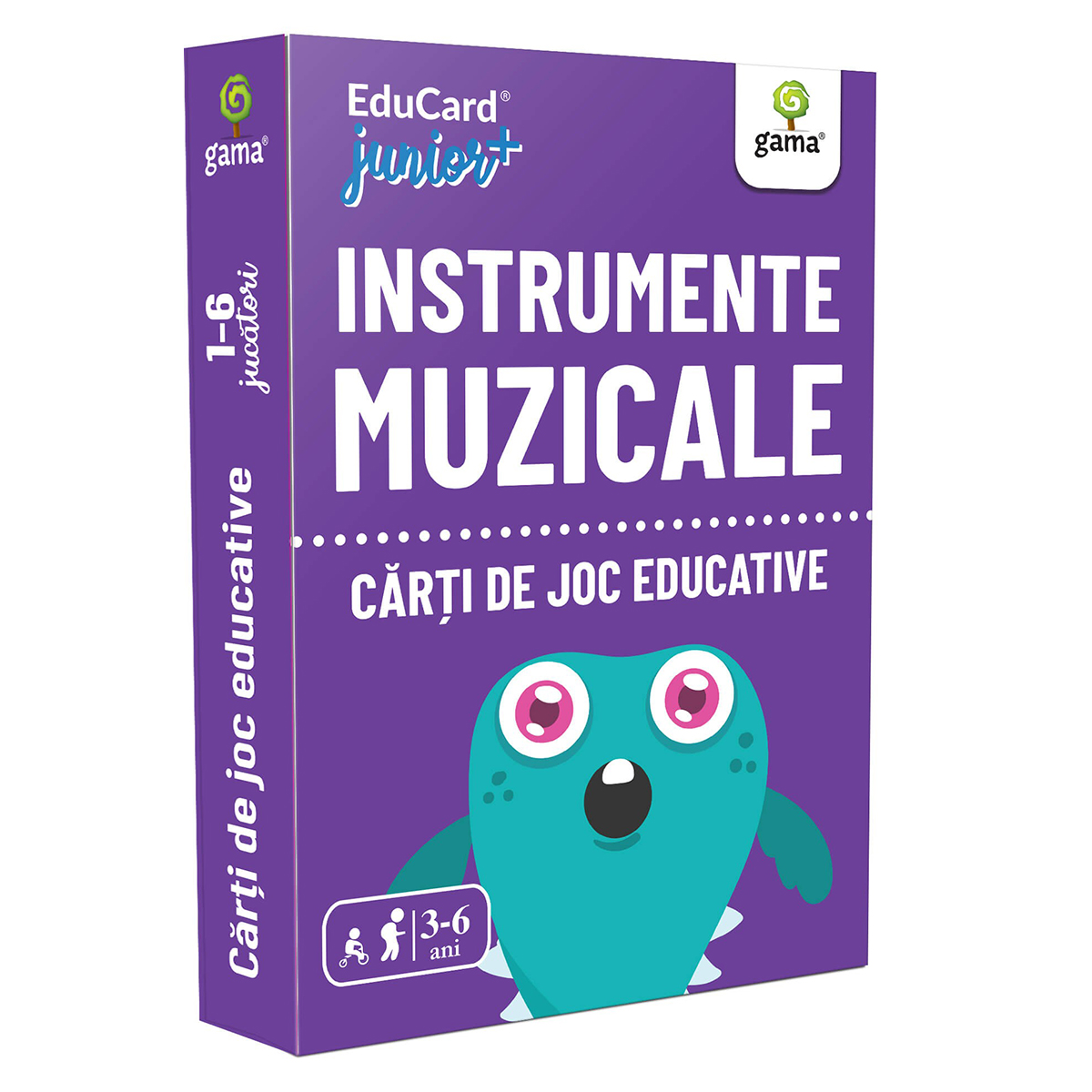 Editura Gama, Carti de joc educative Junior Plus, Instrumente muzicale 1 Editura Gama, Carti de joc educative Junior Plus, Instrumente muzicale