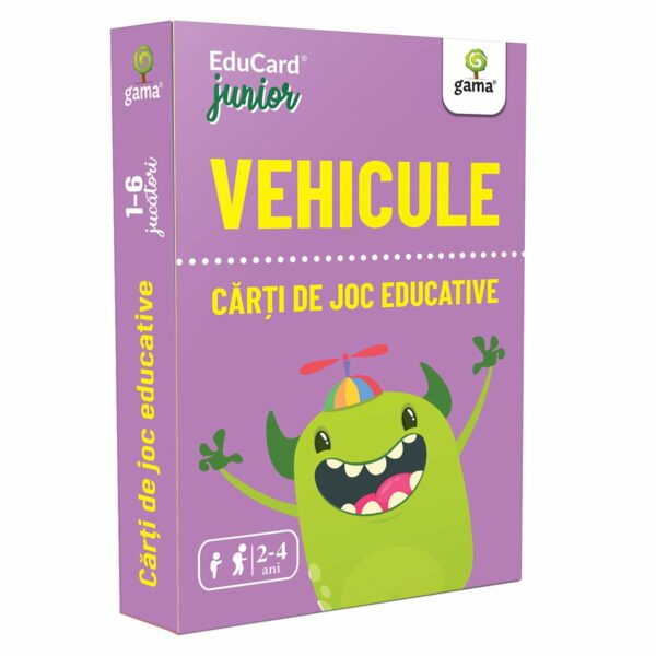 Editura Gama, Carti de joc educative Junior, Vehicule