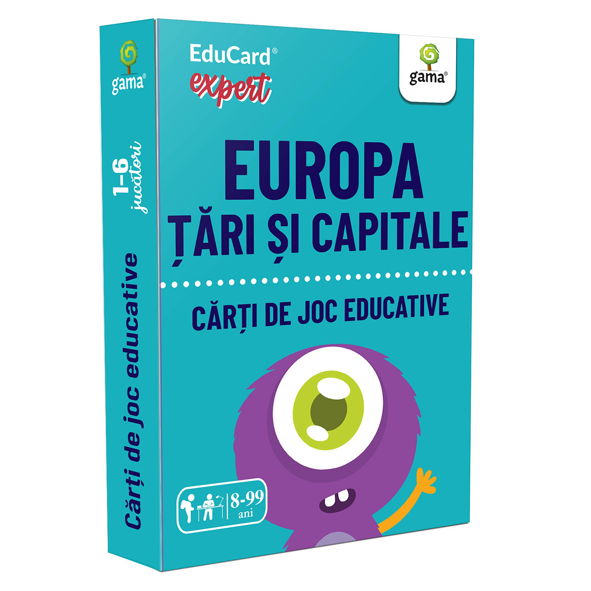 Editura Gama, Carti de joc educative Expert, Europa, Tari si capitale 1 Editura Gama, Carti de joc educative Expert, Europa, Tari si capitale
