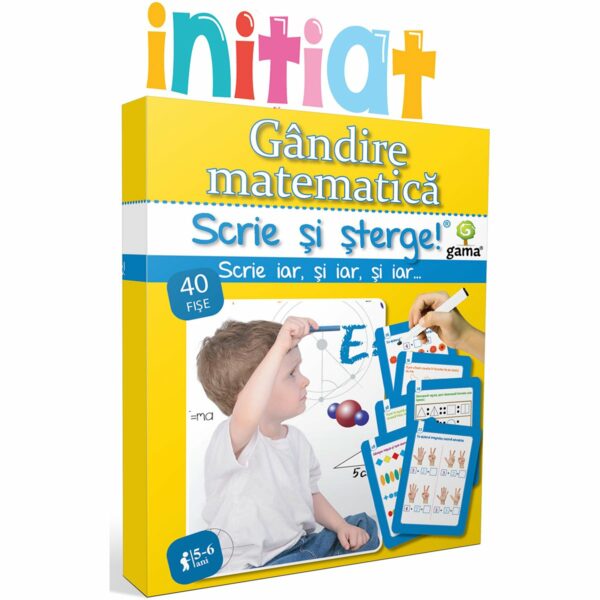 Editura Gama, Scrie si sterge Initiat, Gandire matematica 5-6 ani