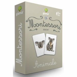 Editura Gama, Carti de joc educative Montessori Seria 1, Asocieri, Animale