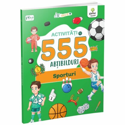 Sporturi. Activitati cu 555 abtibilduri, Stick it!