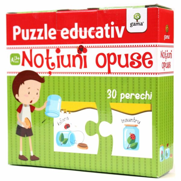 Notiuni opuse, puzzle educativ