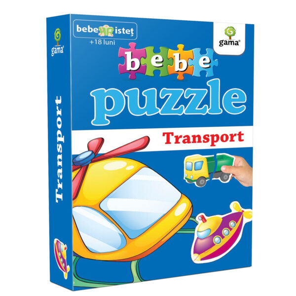 Editura Gama, Bebe Puzzle, Mijloace de transport
