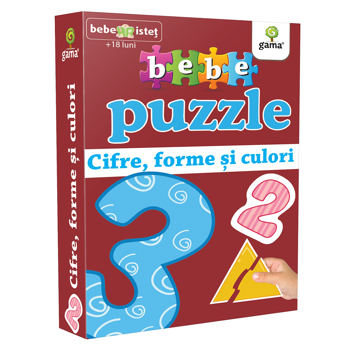 Editura Gama, Bebe Puzzle, Cifre, forme si culori 1 Editura Gama, Bebe Puzzle, Cifre, forme si culori