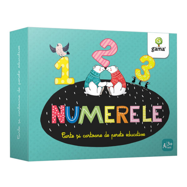 Carte Editura Gama, Numerele, Cartoane de perete educative si decorative