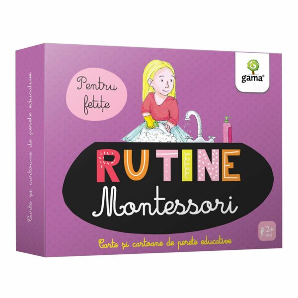 Carte Editura Gama, Rutina zilnica Montessori pentru fetite. Cartoane de perete educative si decorative