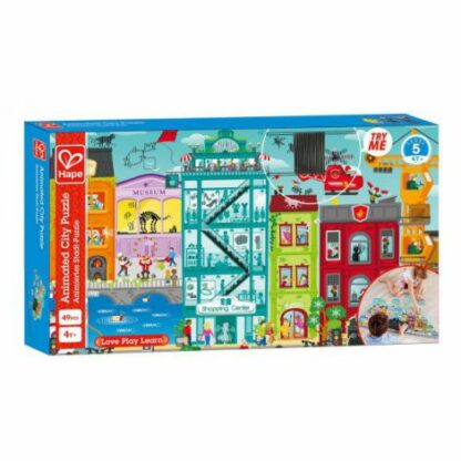 hape puzzle orasul animat 1