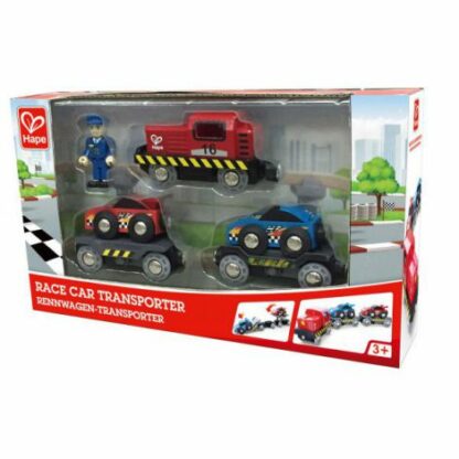 hape trenulet transport masini de curse 1