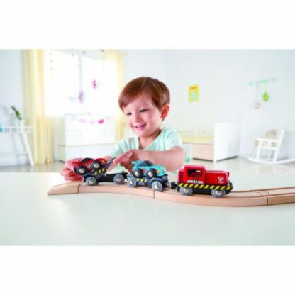 hape trenulet transport masini de curse 3