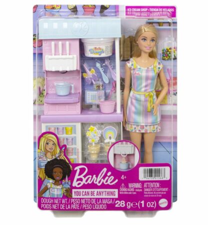 hcn46 001w set de joaca barbie magazinul de inghetata 1