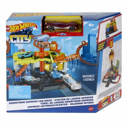 hdr24 003w set de joaca hot wheels city car wash hdr27 1