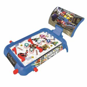 Jucarie interactiva Lexibook, Electronic pinball cu lumini si sunete, Mario Kart