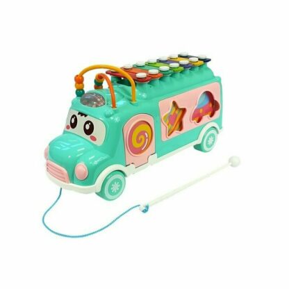 huanger toys jucarie autobuz cu sortator si xilofon 1249679 4