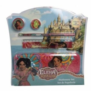 Set penar echipat, Disney, Elena din Avalor, Metalic, 5 piese
