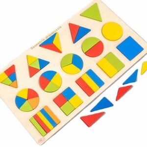 Partile Intregului ? Puzzle Montessori 3 reprezentari, WD 9508