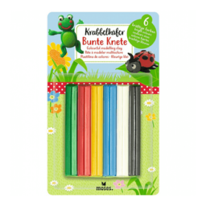 Set plastilina 6 culori Moses MS16138