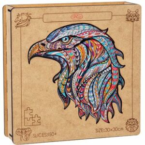 Puzzle Jigsaw din lemn, multicolor, 151 piese, 30x30, WD 7020-D