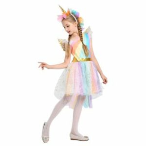 Costum Unicorn, Rochita bal unicorn, marimea XL, 9-10 ani