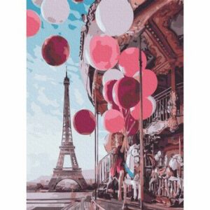 Set pictura pe numere " Poveste Pariziana" - 40*50 cm