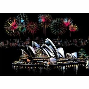 Set pictura Interactiva Razuibila - "Sydney" - 40.5x28.5 cm