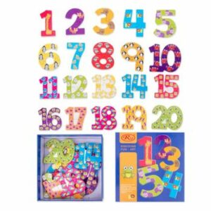 Cifre amuzante din puzzle cu 2 piese, WD 2060