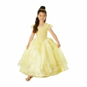 Costum Printesa Belle Premium pentru fete - Frumoasa si bestia