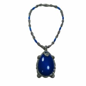 Amuleta Frozen, plastic, LED, efecte muzicale, albastra