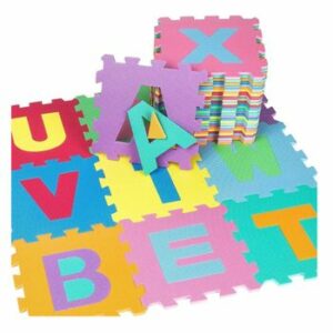 Covor puzzle termic si educativ cu literele alfabetului 26 piese A-Z, EP 1010
